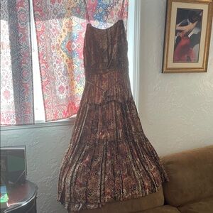 Free People Multicolor Floral Maxi Dress